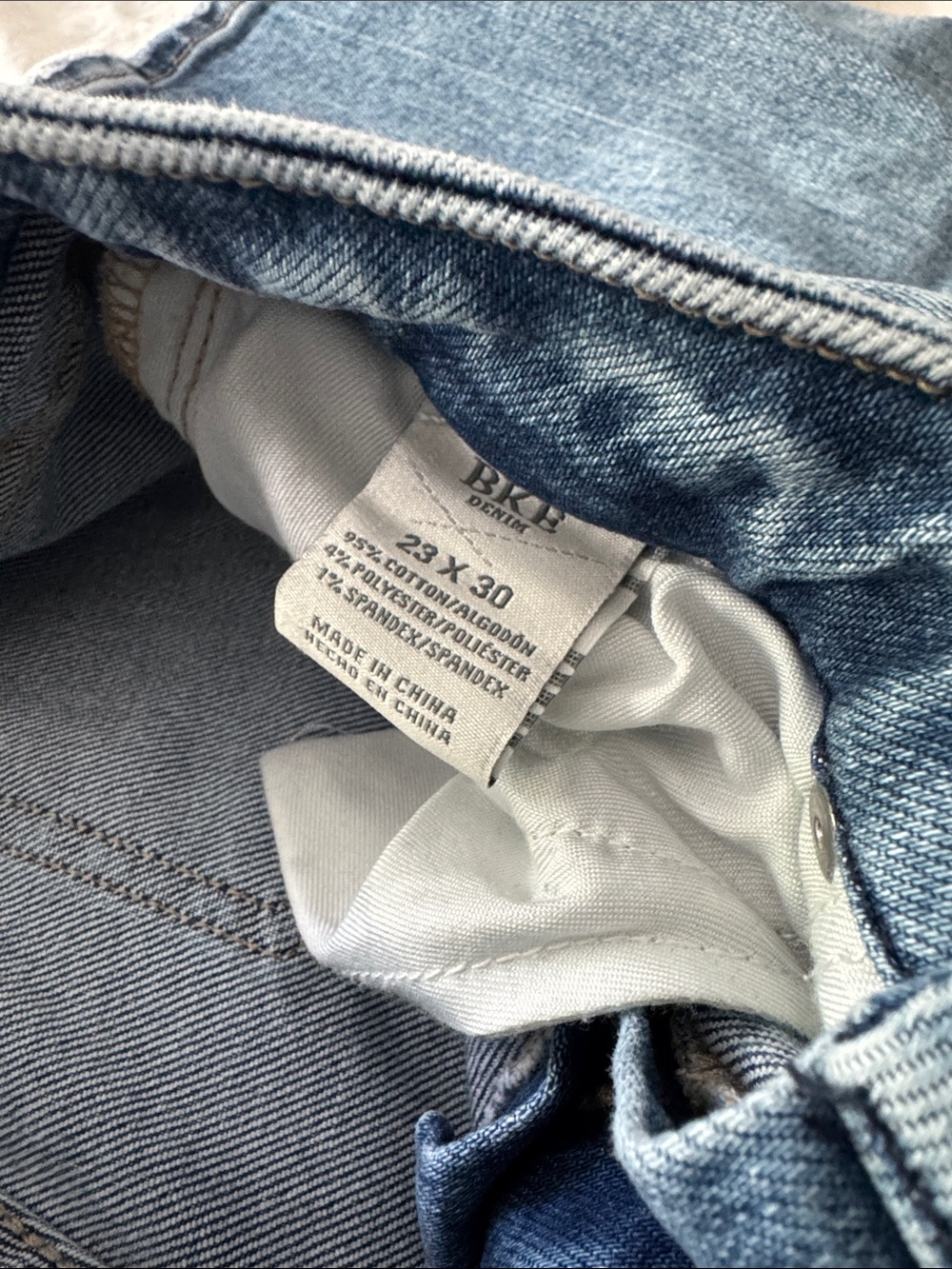 BKE Women's Light Blue Flare Jeans - Picture 2 of 3